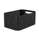 Curver style opbergmand maat s 6 l antraciet | 2 stuks