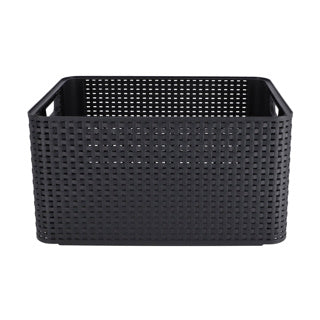 Load image into Gallery viewer, Curver style opbergmand maat l 30 l antraciet
