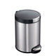 Eko - artistic pedaalemmer 5 liter - stainless steel plastic - mat rvs - prullenbak