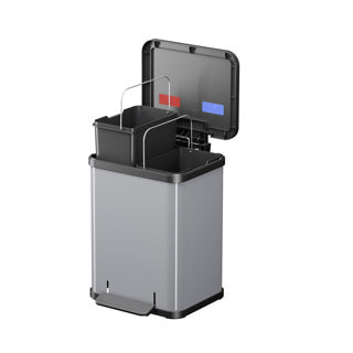 Load image into Gallery viewer, Hailo öko duo plus pedaalemmer 2x9l rvs
