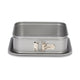 Patisse springvorm vierkant 24 cm staal zilver- cakevorm