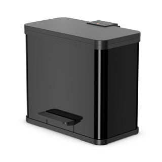 Hailo öko trio plus prullenbak - 3 x 9l - zwart