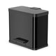 Hailo öko trio plus prullenbak - 3 x 9l - zwart