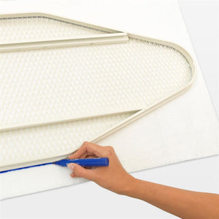 Brabantia strijkplankonderlaag - universeel - vilt - 135 x 49 cm - white