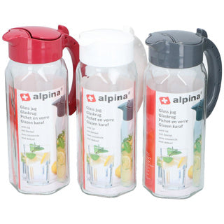 Alpina karaf 1,5l glas 3 assorti | 3 stuks