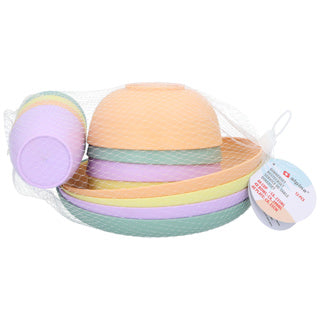 Load image into Gallery viewer, No brand campingservies set 12 delig | 3 stuks
