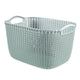 Curver knit opbergmand maat l 19 l blauw