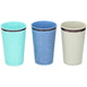 Drinkbeker 400 ml 3assorti kunststof | 3 stuks