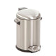 Eko - belle deluxe pedaalemmer 3 liter - stainless steel plastic - mat rvs - prullenbak