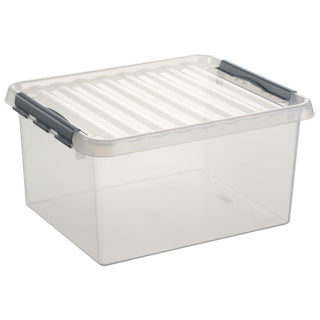 Sunware q-line opbergbox 36 liter transparant 50x40x26cm