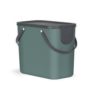 Rotho albula afvalscheidingsprullenbak 25l mistletoe groen