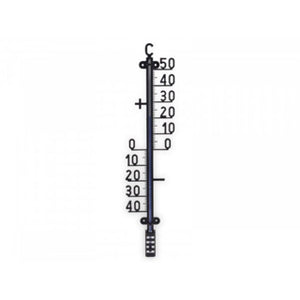 Thermometer 40 x 10 cm zwart | 2 stuks