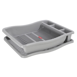 Curver afdruiprek l op plateau lichtgrijs | 2 stuks