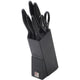 Richardson sheffield - laser cuisine messenset - inclusief messenblok - 6 delig