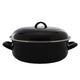 Kitchen tools braadpan staal geemailleerd zwart 28cm