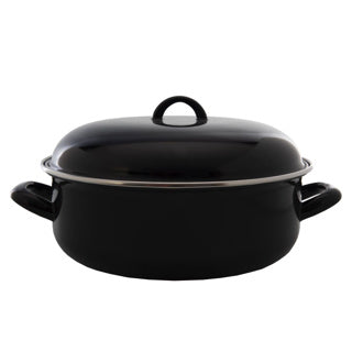 Imperial kitchen braadpan emaille zwart ø28 cm 3,5l