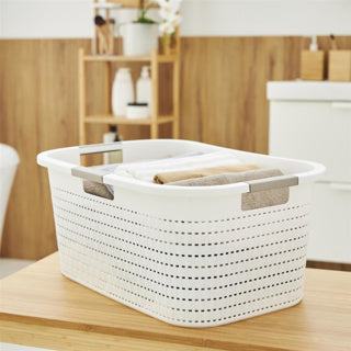 Load image into Gallery viewer, Rotho wasmand 40l country wit
