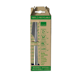 Load image into Gallery viewer, Amefa leaves wegwerp tafelmessen 20 stuks | 6 stuks
