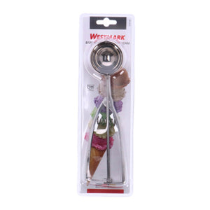 Westmark ijslepel ijsschep, met tanggreep, lengte: 21,8 cm, roestvrij staal, profi, zilver, 62942270