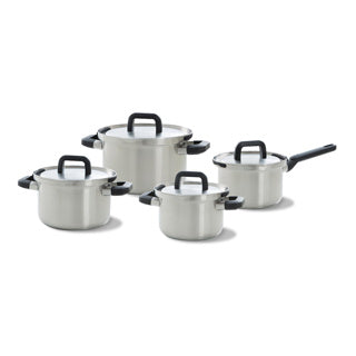 Bk flow cool pannenset 4-delig rvs
