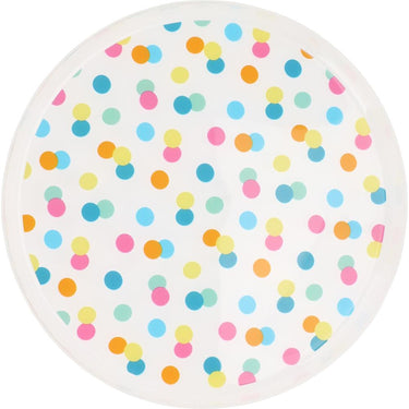 Excellent houseware bordjes met stippen 22,5cm, 4st.