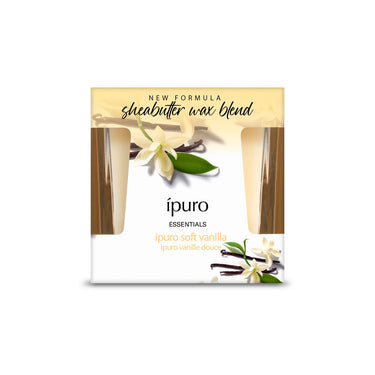 Ipuro geurkaars soft vanilla 125gr.