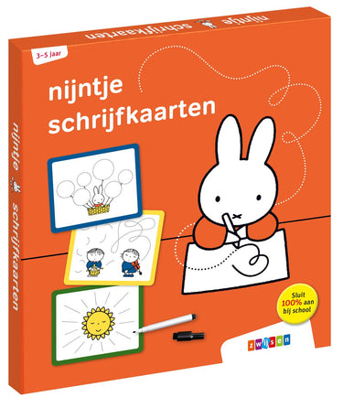 Nijntje edutainment - schrijfkaarten