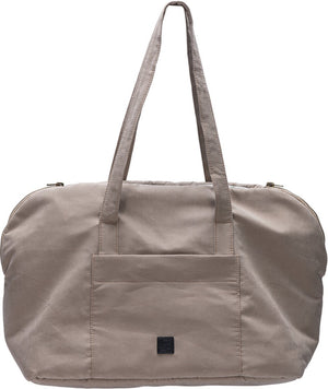 Designed by lotte bundu draagtas hond - hondentas - voor kleine honden - stevige bodem - beige - 48x23x33 cm