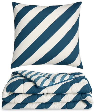 Ambiante mares - dekbed zonder overtrek (incl. 2 kussenslopen) - 240x200 cm - blauw - all year - wasbaar