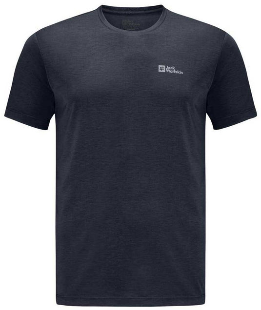 Jack wolfskin vonnan s s t m heren t-shirt-midnight sky