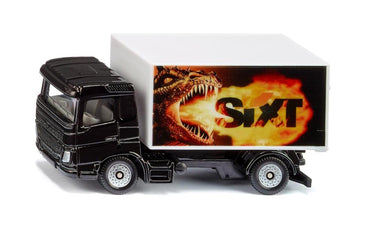 Siku vrachtwagen met gesloten opbouw sixt 1:87 nr 1107