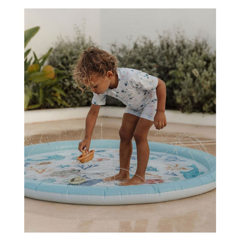 Load image into Gallery viewer, Little dutch ocean dreams waterspeelmat blauw, 150cm
