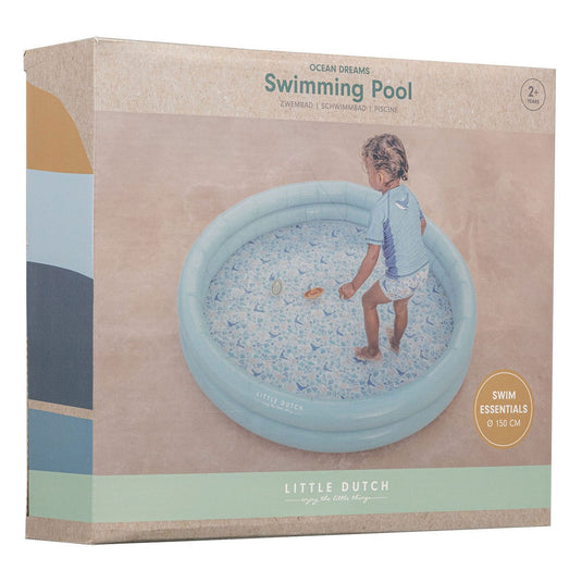 Little dutch ocean dreams zwembad blauw, 150cm