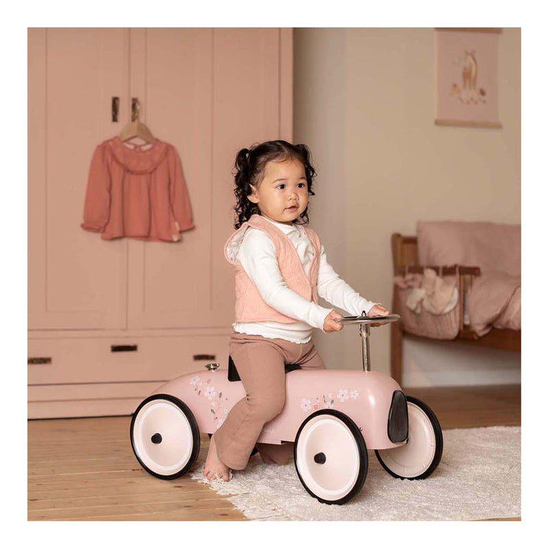 Load image into Gallery viewer, Little dutch retro loopauto roze
