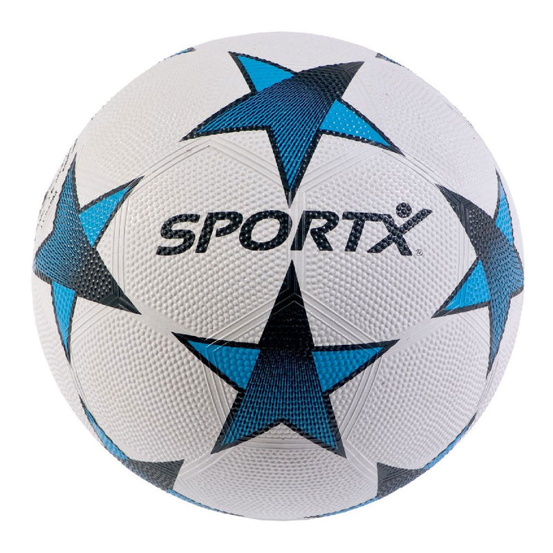 Load image into Gallery viewer, Sportx voetbal rubber blue star 360-380gr
