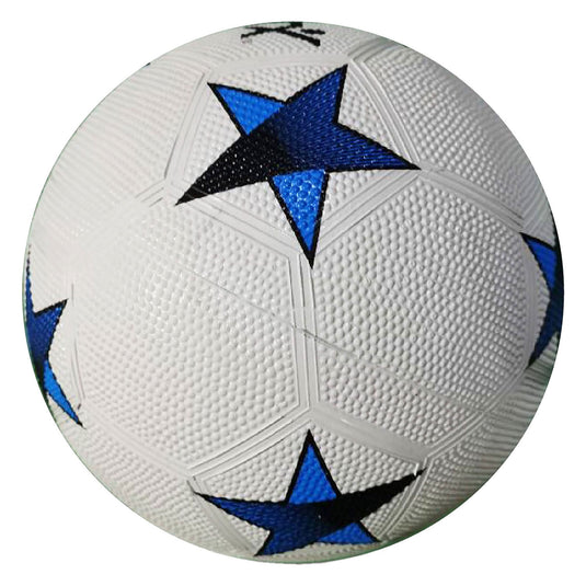 Sportx voetbal rubber blue star 360-380gr