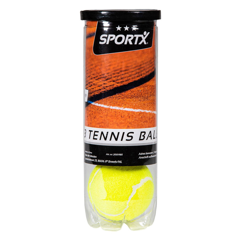 Load image into Gallery viewer, Sportx tennisballen in koker, 3st.
