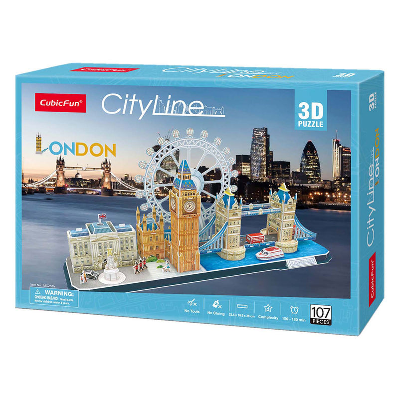 Load image into Gallery viewer, Cubic fun 3d puzzel city line londen
