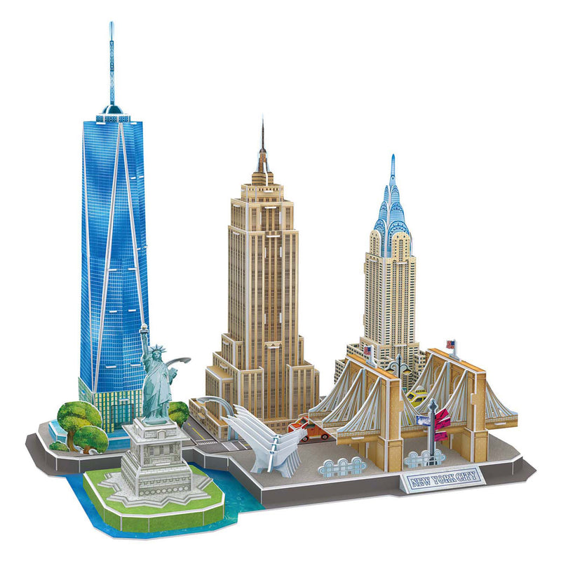 Load image into Gallery viewer, Cubic fun 3d puzzel city line new york city
