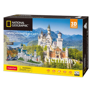 Cubic fun national geographic - 3d-puzzel - 3d-puzzel ng kasteel neuschwanstein