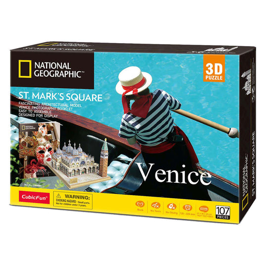 Cubic fun 3d puzzel national geographic st. marco plein
