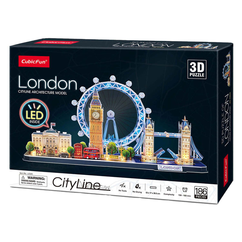 Load image into Gallery viewer, Cubic fun 3d puzzel city line london led (2010331)
