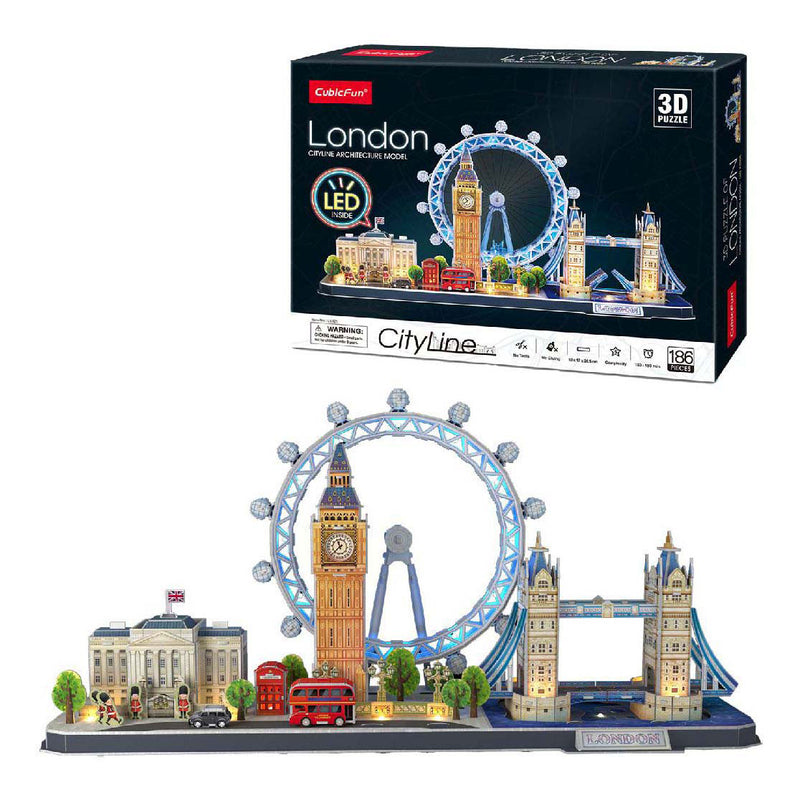 Load image into Gallery viewer, Cubic fun 3d puzzel city line london led (2010331)
