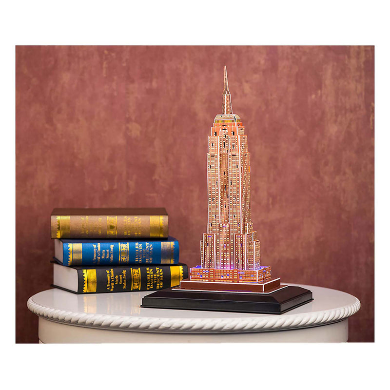 Load image into Gallery viewer, Cubic fun 3d puzzel empire state building met led verlichting

