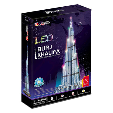 Cubic fun 3d-puzzel burj khalifa led (2010327)