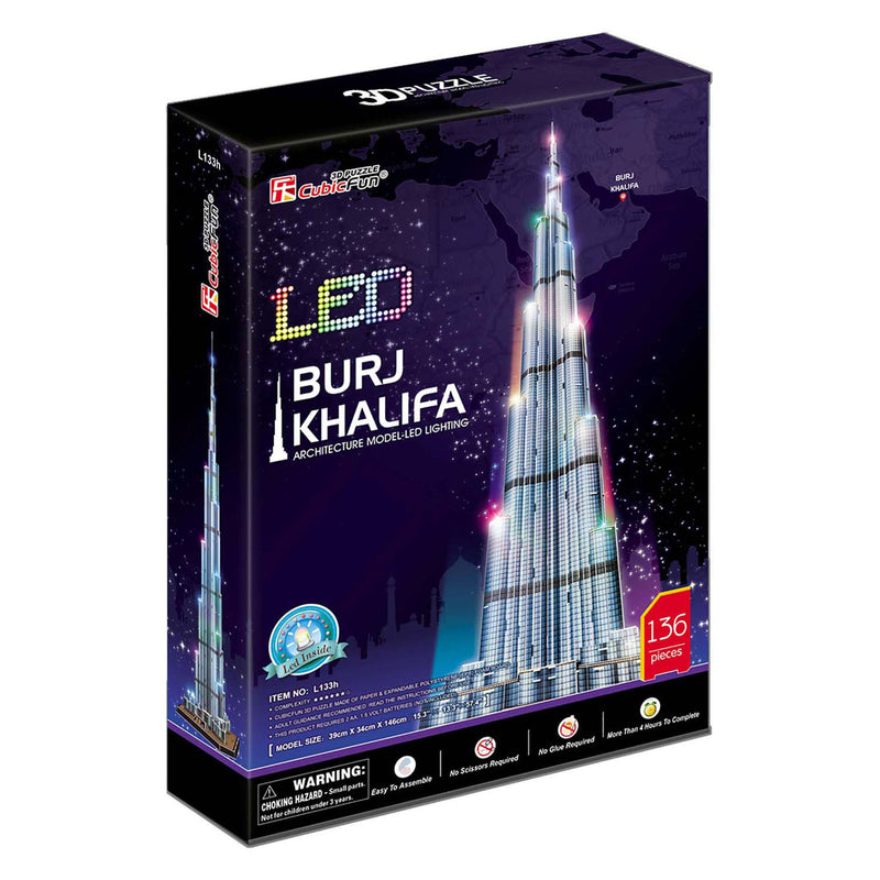 Load image into Gallery viewer, Cubic fun 3d-puzzel burj khalifa led (2010327)
