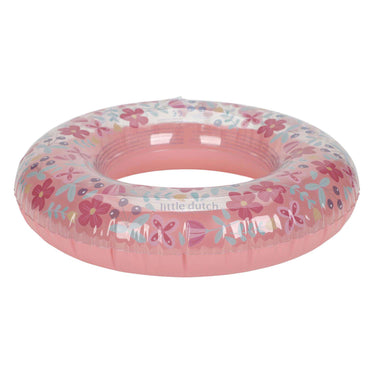 Little dutch pink flower zwemring, 50cm