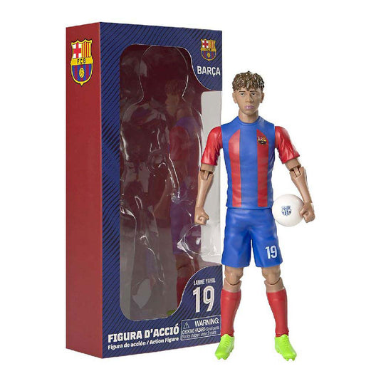 Rc voetbalfiguur fc baelona lamine yamal, 20cm