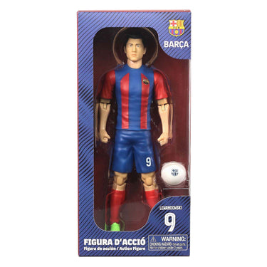 Sockers voetbalfiguur fc barcelona robert lewandowski, 20cm