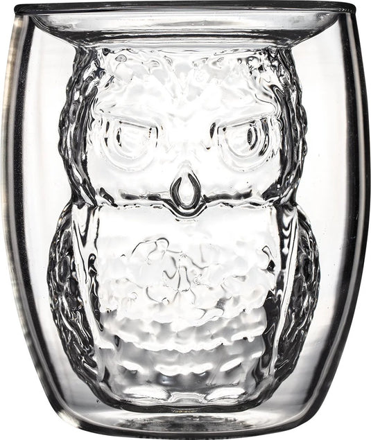 Harry potter hedwig - 3d drinkglas unisex drinkglas - helder - standard